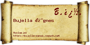 Bujella Ágnes névjegykártya